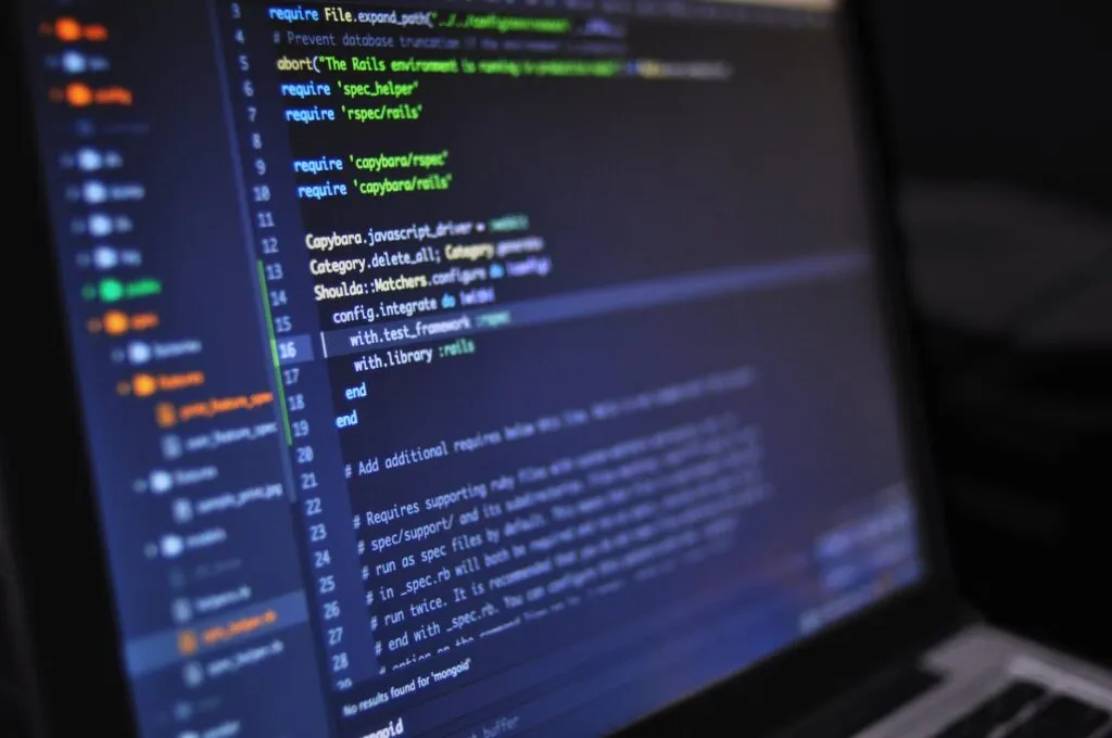 WordPress Web Development 13 close up photo of programming of codes